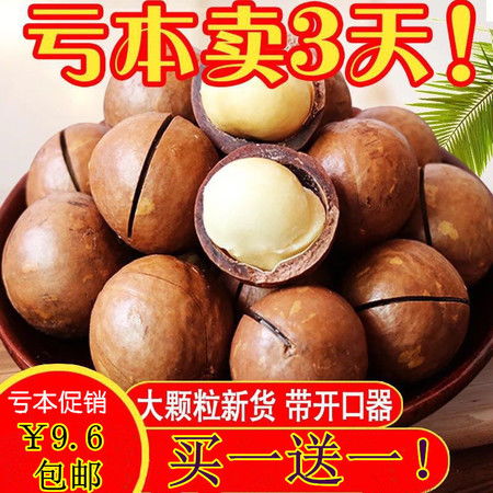 夏威夷果奶油味500g 110g袋裝每日堅(jiān)果炒貨休閑零食小吃大禮包